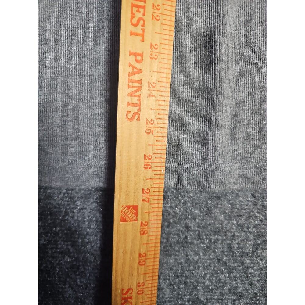 Roundtree Yorke Mens XL V-Neck Gray/White Sweatshirt Stripe - Picture 5 of 7